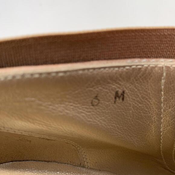 STUART WEITZMAN Peep Toe High Heels Brown Elastic Strap Sz 6 - Picture 10 of 13